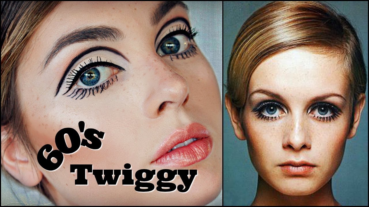 60s Twiggy makeup